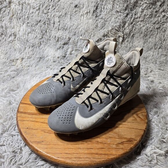 Nike Alpha Huarache 6 Mens Size 11.5 Elite Lax Grey Lacrosse Cleats 880409-102 - Picture 1 of 15